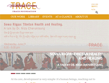 Tablet Screenshot of portal.trace.org